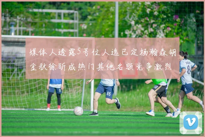 媒体人透露5号位人选已定杨瀚森胡金秋徐昕成热门其他名额竞争激烈