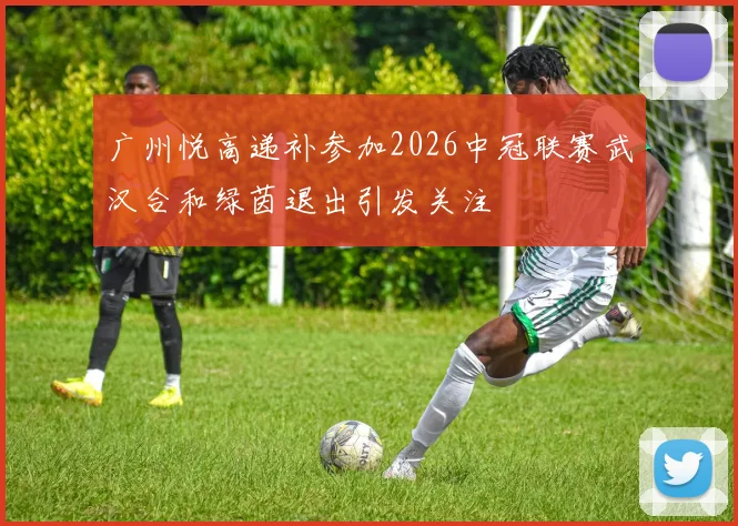 广州悦高递补参加2026中冠联赛武汉合和绿茵退出引发关注